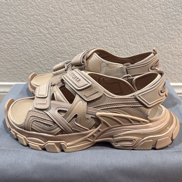 Balenciaga Track Sandal 43 Beige - Picture 3 of 5